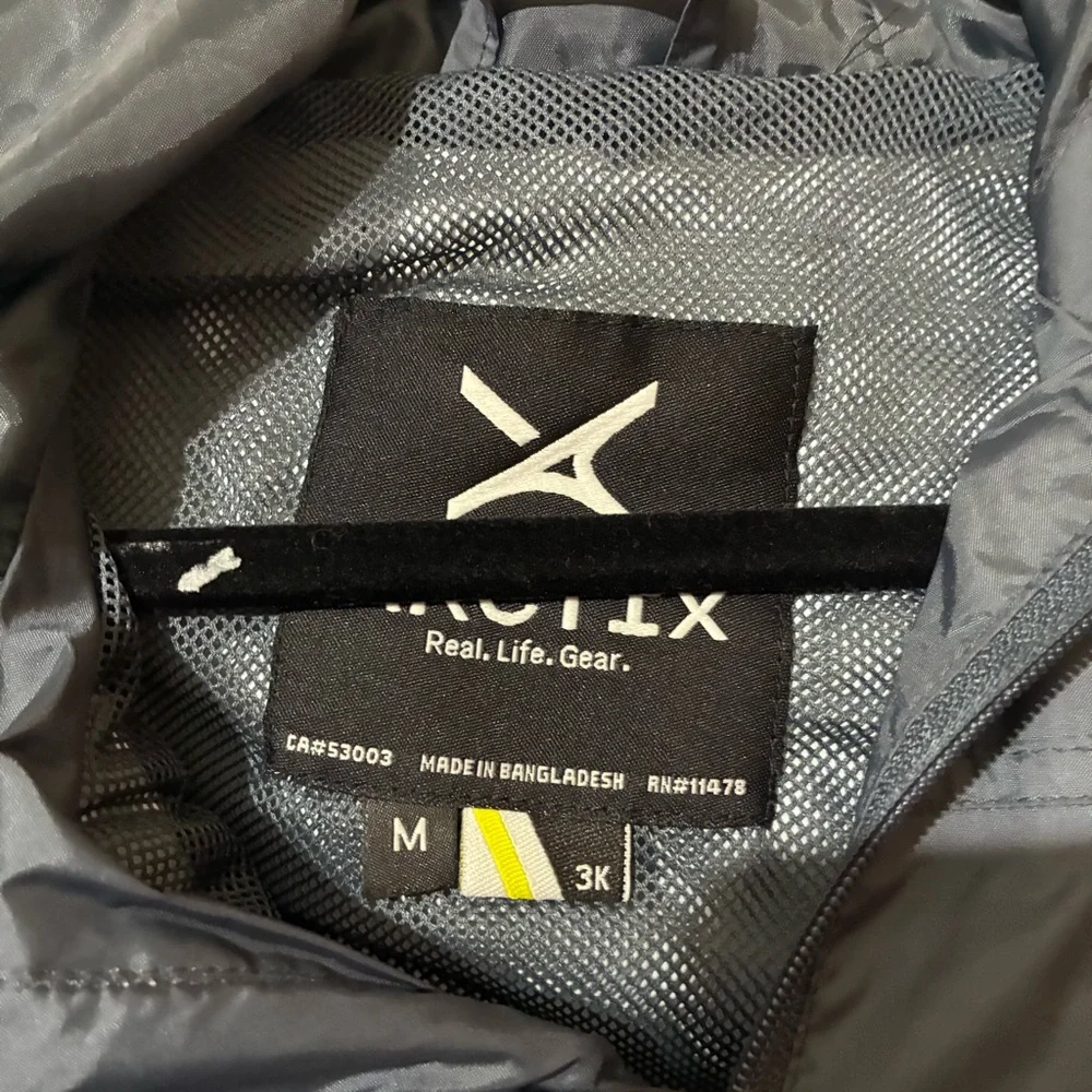 Arctix Stream Raincoat with Hood in Seaport Size Medium